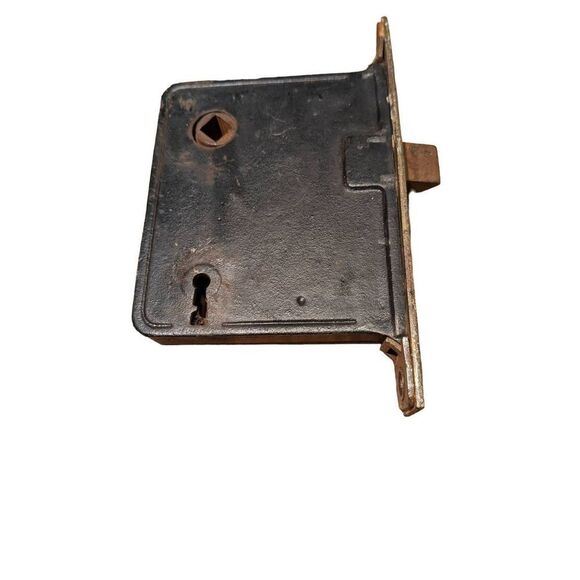 Vintage porshlen and brass door knobs. With hardware. - Picture 8 of 13